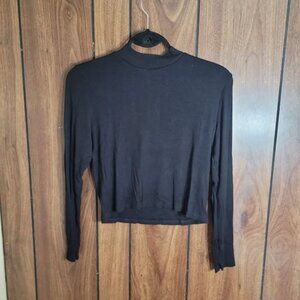 Women H&M Divided Black Long Sleeve - Size L